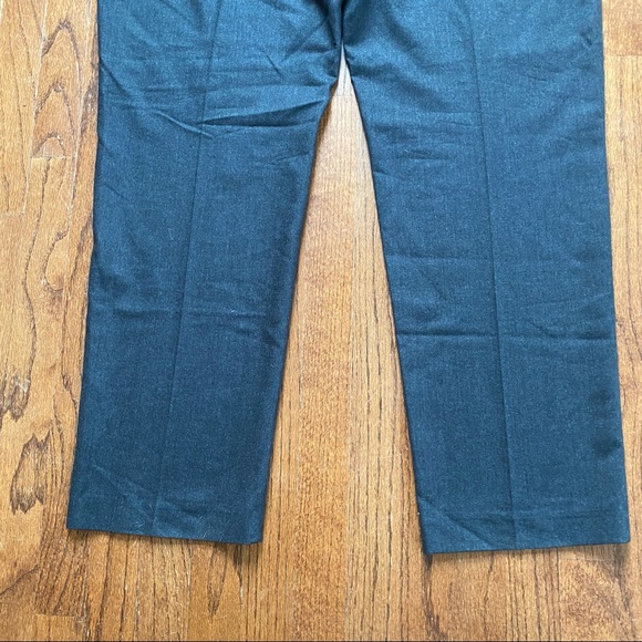 Lauren Ralph Lauren Dress Pants Mens Size 44 Wool Charcoal Grey Trousers - Picture 7 of 14